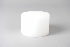 Velvet 3-Docht Zylinder, H10cm x Ø150mm, weiss Velvet 3-Docht Zylinder, H10cm x Ø150mm, weiss