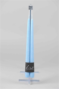 Velvet Tauchkerze, 30cm x 22mm - Paar, capri blau*
