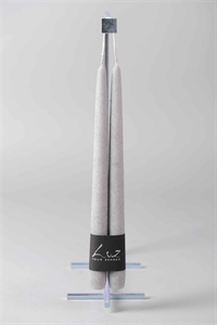 Velvet Tauchkerze, 40cm x 22mm - Paar, mouse grey* Velvet Tauchkerze, 40cm x 22mm - Paar, mouse grey*