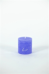 Rustic Zylinderkerze, 5cm x Ø50mm, cobalt Rustic Zylinderkerze, 5cm x Ø50mm, cobalt