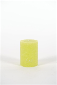 Rustic Zylinderkerze, 8cm x Ø60mm, limette Rustic Zylinderkerze, 8cm x Ø60mm, limette