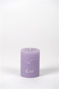 Rustic Zylinderkerze, 8cm x Ø60mm, wisteria Rustic Zylinderkerze, 8cm x Ø60mm, wisteria