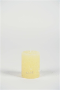 Rustic Zylinderkerze, 8cm x Ø60mm, butter Rustic Zylinderkerze, 8cm x Ø60mm, butter
