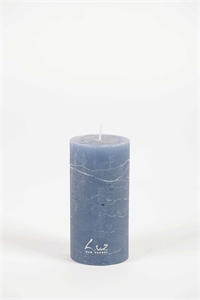 Rustic Zylinderkerze, 12cm x Ø60mm, ocean Rustic Zylinderkerze, 12cm x Ø60mm, ocean