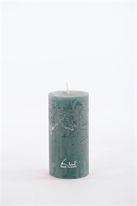 Rustic Zylinderkerze, 12cm x Ø60mm, atlantic deep Rustic Zylinderkerze, 12cm x Ø60mm, atlantic deep