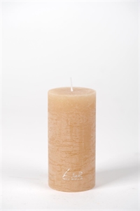 Rustic Zylinderkerze, 12cm x Ø60mm, latte Rustic Zylinderkerze, 12cm x Ø60mm, latte