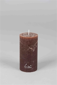 Rustic Zylinderkerze, 12cm x Ø60mm, moca* Rustic Zylinderkerze, 12cm x Ø60mm, moca*