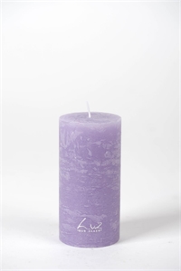 Rustic Zylinderkerze, 12cm x Ø60mm, wisteria Rustic Zylinderkerze, 12cm x Ø60mm, wisteria