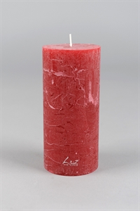 Rustic Zylinderkerze, 16cm x Ø60mm, antikrot Rustic Zylinderkerze, 16cm x Ø60mm, antikrot