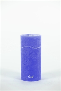 Rustic Zylinderkerze, 16cm x Ø60mm, cobalt Rustic Zylinderkerze, 16cm x Ø60mm, cobalt
