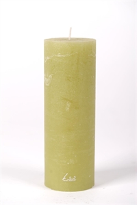 Rustic Zylinderkerze, 20cm x Ø60mm, grün* Rustic Zylinderkerze, 20cm x Ø60mm, grün*
