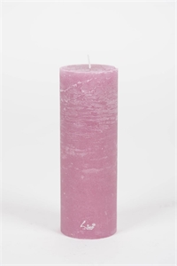 Rustic Zylinderkerze, 20cm x Ø60mm, orchidee* Rustic Zylinderkerze, 20cm x Ø60mm, orchidee*