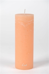 Rustic Zylinderkerze, 20cm x Ø60mm, apricot*
