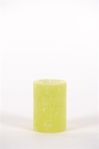Rustic Zylinderkerze, 10cm x Ø70mm, limette Rustic Zylinderkerze, 10cm x Ø70mm, limette