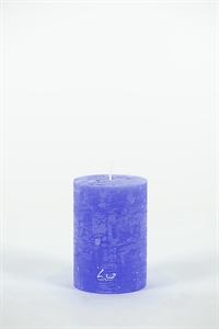 Rustic Zylinderkerze, 10cm x Ø70mm, cobalt Rustic Zylinderkerze, 10cm x Ø70mm, cobalt