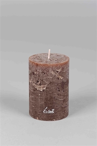 Rustic Zylinderkerze, 10cm x Ø70mm, moca* Rustic Zylinderkerze, 10cm x Ø70mm, moca*