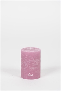 Rustic Zylinderkerze, 10cm x Ø70mm, orchidee Rustic Zylinderkerze, 10cm x Ø70mm, orchidee