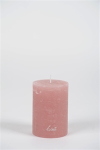 Rustic Zylinderkerze, 10cm x Ø70mm, taupe rosa Rustic Zylinderkerze, 10cm x Ø70mm, taupe rosa