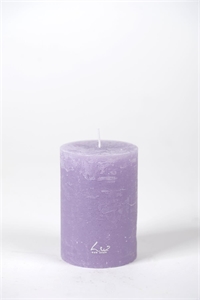 Rustic Zylinderkerze, 10cm x Ø70mm, wisteria Rustic Zylinderkerze, 10cm x Ø70mm, wisteria