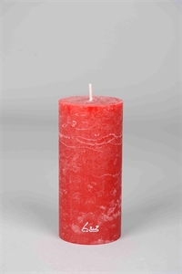 Rustic Zylinderkerze, 15cm x Ø70mm, antikrot Rustic Zylinderkerze, 15cm x Ø70mm, antikrot