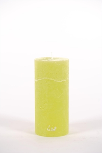 Rustic Zylinderkerze, 15cm x Ø70mm, limette Rustic Zylinderkerze, 15cm x Ø70mm, limette