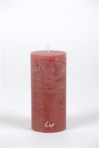 Rustic Zylinderkerze, 15cm x Ø70mm, braun Rustic Zylinderkerze, 15cm x Ø70mm, braun