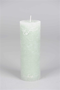 Rustic Zylinderkerze, 20cm x Ø70mm, sea foam Rustic Zylinderkerze, 20cm x Ø70mm, sea foam