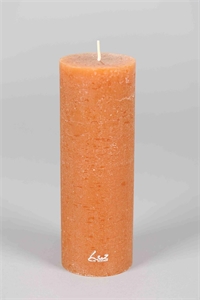 Rustic Zylinderkerze, 20cm x Ø70mm, amber Rustic Zylinderkerze, 20cm x Ø70mm, amber