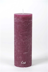 Rustic Zylinderkerze, 20cm x Ø70mm, grapejuice* Rustic Zylinderkerze, 20cm x Ø70mm, grapejuice*