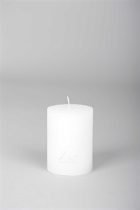 Rustic Zylinderkerze, 08cm x Ø80mm, weiss* Rustic Zylinderkerze, 08cm x Ø80mm, weiss*