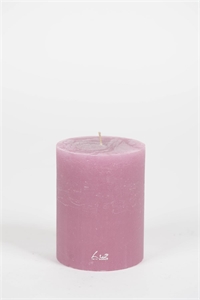 Rustic Zylinderkerze, 12cm x Ø80mm, orchidee* Rustic Zylinderkerze, 12cm x Ø80mm, orchidee*