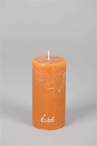 Rustic Zylinderkerze, 16cm x Ø80mm, amber* Rustic Zylinderkerze, 16cm x Ø80mm, amber*