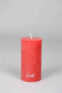 Rustic Zylinderkerze, 20cm x Ø80mm, antikrot Rustic Zylinderkerze, 20cm x Ø80mm, antikrot