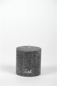 Rustic Zylinderkerze, 9cm x Ø90mm, beluga Rustic Zylinderkerze, 9cm x Ø90mm, beluga