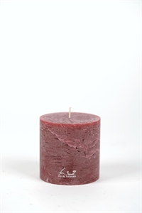 Rustic Zylinderkerze, 9cm x Ø90mm, chateauneuf Rustic Zylinderkerze, 9cm x Ø90mm, chateauneuf