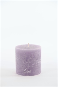 Rustic Zylinderkerze, 9cm x Ø90mm, wisteria Rustic Zylinderkerze, 9cm x Ø90mm, wisteria