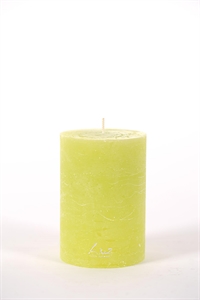 Rustic Zylinderkerze, 13cm x Ø90mm, limette Rustic Zylinderkerze, 13cm x Ø90mm, limette