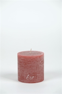 Rustic Zylinderkerze, 13cm x Ø90mm, braun Rustic Zylinderkerze, 13cm x Ø90mm, braun