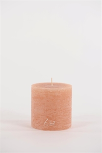 Rustic Zylinderkerze, 13cm x Ø90mm, nougat Rustic Zylinderkerze, 13cm x Ø90mm, nougat