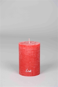 Rustic Zylinderkerze, 19cm x Ø90mm, antikrot Rustic Zylinderkerze, 19cm x Ø90mm, antikrot