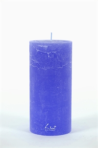 Rustic Zylinderkerze, 19cm x Ø90mm, cobalt Rustic Zylinderkerze, 19cm x Ø90mm, cobalt