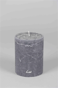 Rustic Zylinderkerze, 13cm x Ø100mm, basalt Rustic Zylinderkerze, 13cm x Ø100mm, basalt