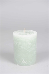 Rustic Zylinderkerze, 13cm x Ø100mm, sea foam Rustic Zylinderkerze, 13cm x Ø100mm, sea foam