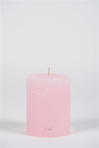 Rustic Zylinderkerze, 13cm x Ø100mm, strawberry ice Rustic Zylinderkerze, 13cm x Ø100mm, strawberry ice