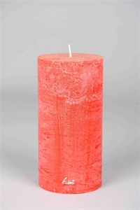 Rustic Zylinderkerze, 20cm x Ø100mm, rot Rustic Zylinderkerze, 20cm x Ø100mm, rot