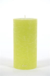Rustic Zylinderkerze, 20cm x Ø100mm, limette Rustic Zylinderkerze, 20cm x Ø100mm, limette