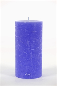 Rustic Zylinderkerze, 20cm x Ø100mm, cobalt Rustic Zylinderkerze, 20cm x Ø100mm, cobalt