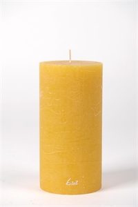 Rustic Zylinderkerze, 20cm x Ø100mm, ocker Rustic Zylinderkerze, 20cm x Ø100mm, ocker