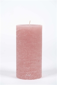 Rustic Zylinderkerze, 20cm x Ø100mm, taupe rosa Rustic Zylinderkerze, 20cm x Ø100mm, taupe rosa