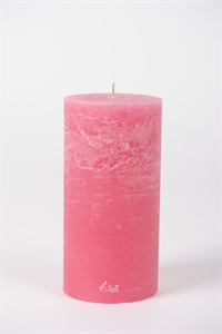 Rustic Zylinderkerze, 20cm x Ø100mm, fuchsia Rustic Zylinderkerze, 20cm x Ø100mm, fuchsia